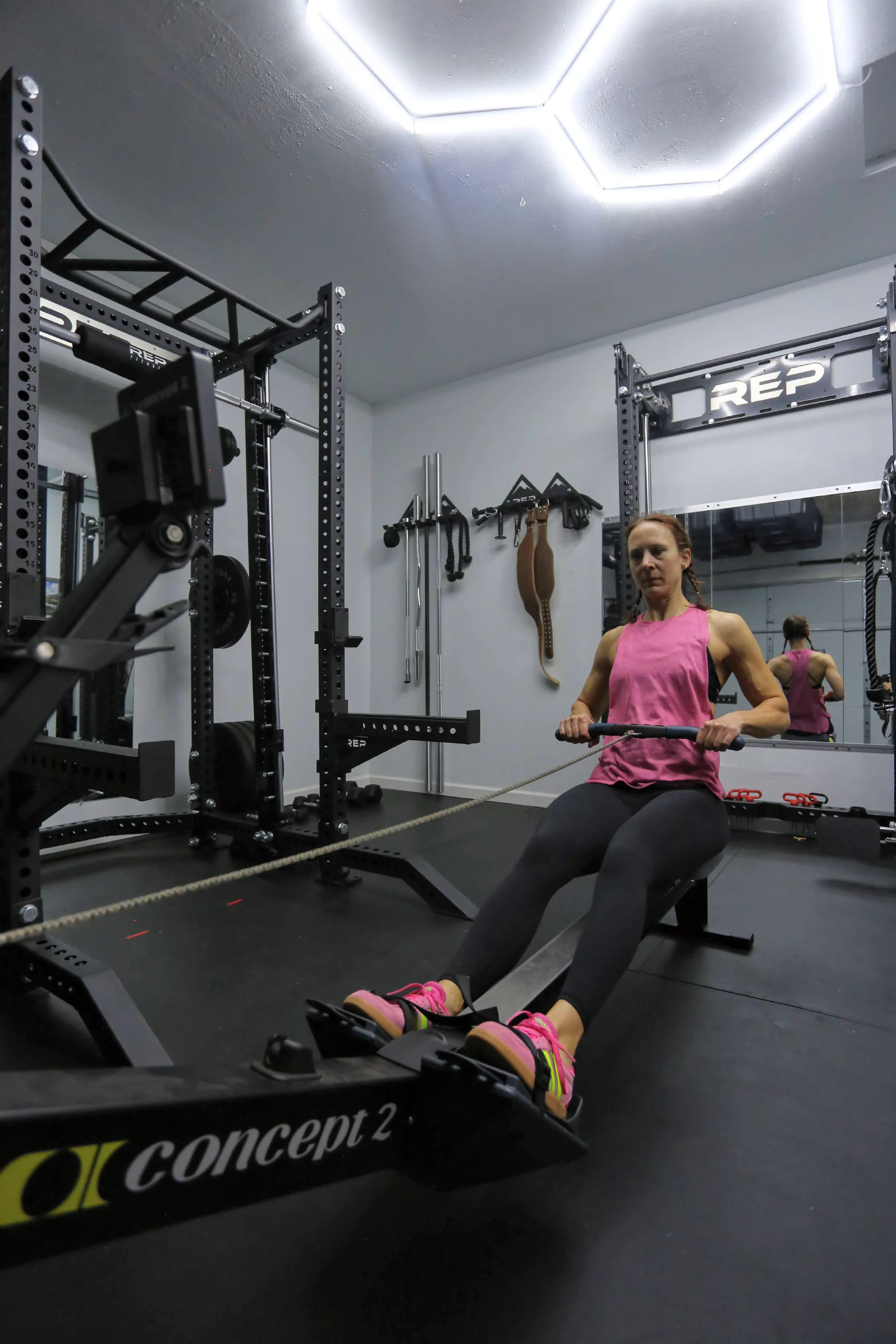 Private gym training space in Montrose Colorado with professional fitness equipment